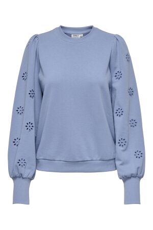 Only Only onlfemme l/s puff embroidery ub swt Sweater tempest