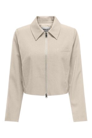 Only Only ONLHELENE LIFE L/S ZIP JACKET CC TLR Jackets whitecap gray