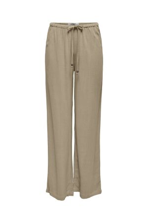 Only Only onlsolvi mw linen bl string pant cc pnt Broek coriander