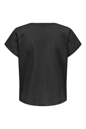 Only Only onlasia s/s v-neck top cc jrs T-shirt Korte mouw black black glitter