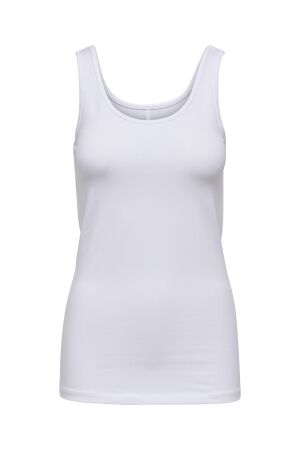 Only Only onllive love s/l tank top noos white
