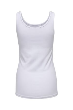 Only Only onllive love s/l tank top noos white