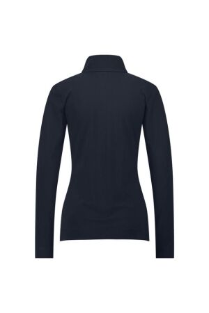 Studio Anneloes Studio Anneloes faith rib col top T-shirt Lange mouw 6900 dark blue