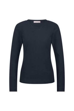Studio Anneloes Studio Anneloes travel rib tee ls T-shirt Lange mouw 6900 dark blue