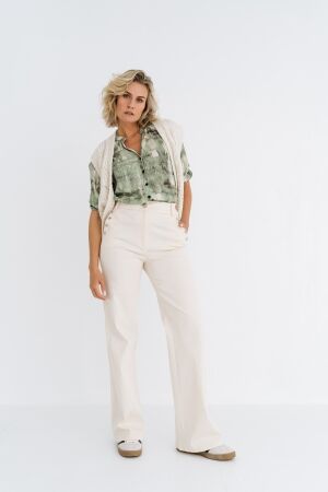 Maicazz Maicazz mango sp25.20.003 Blouse paint aquatic