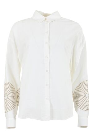 Maicazz Maicazz minde sp25.20.316 Blouse offwhite /l.sand