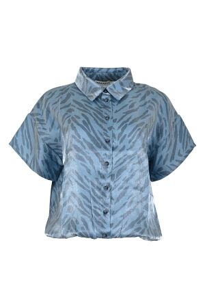 Maicazz Maicazz mydia sp25.60.025 blouse Korte mouw tiger blue