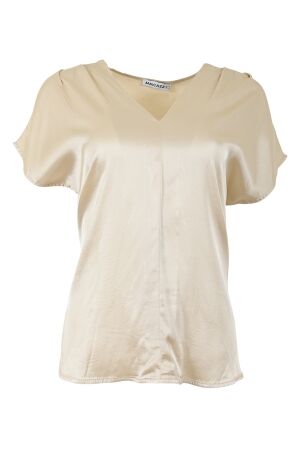 Maicazz Maicazz manevi sp25.60.601 T-shirt Korte mouw sand