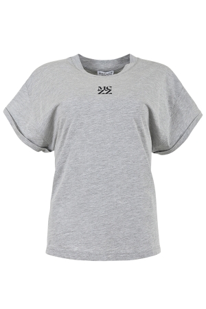 Maicazz Maicazz mynn sp25.75.334 T-shirt Korte mouw grey melange