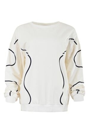 Maicazz Maicazz merra sp25.80.337 Sweater off white-navy
