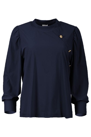 Maicazz Maicazz ifkes sp25.t60.710 T-shirt Lange mouw navy