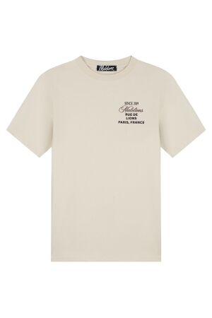 Malelions Malelions design t-shirt mm1-ss25-19 Print T-shirts 120 beige
