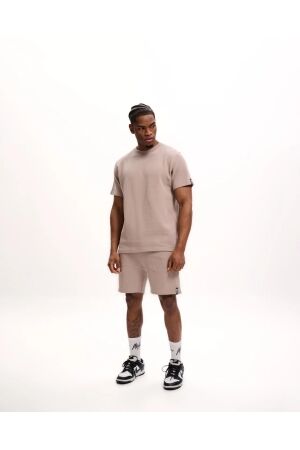 Malelions Malelions signature waffle t-shirt mm2-ss25-33 Print T-shirts 336 taupe