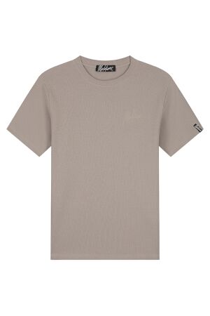 Malelions Malelions signature waffle t-shirt mm2-ss25-33 Print T-shirts 336 taupe
