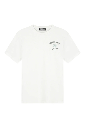 Malelions Malelions jungle t-shirt mm2-ss25-41 Print T-shirts 100 white