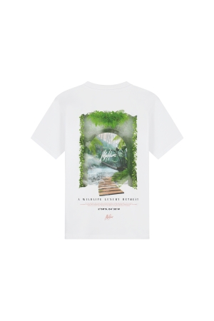 Malelions Malelions retreat t-shirt mm3-ss25-15 Print T-shirts 100 white