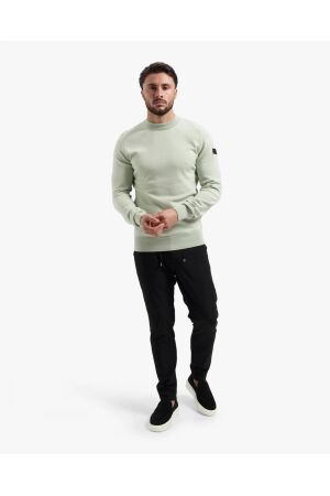 Malelions Malelions knitted crewneck mm1-ps25-02 Trui 287 pale aqua