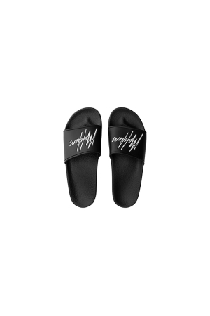 Malelions Malelions signature slides ma3-ss25-05 Slippers 904 black/white