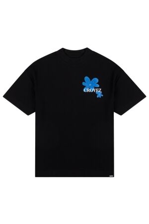 Croyez Homme Croyez Homme botanique t-shirt cr2-ss25-14 Print T-shirts 778 black/cobalt