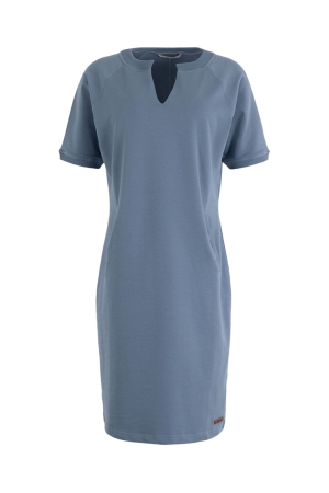 Moscow Moscow 50-06-wild-1 Jurk 290-1 sea blue solid
