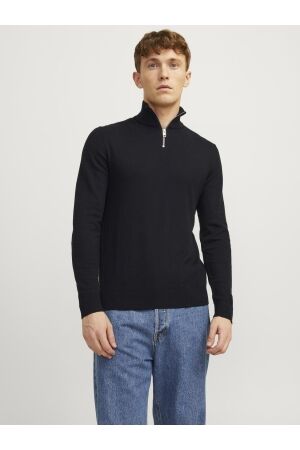 Jack & Jones Jack & Jones jjeemil knit half zip noos Trui black