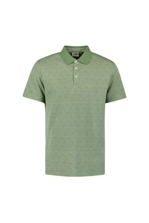 No- Excess No- Excess polo 2 coloured jacquard Poloshirts 050 green
