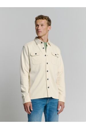 No- Excess No-Excess 27580103 overshirt button closure sweat Overshirt 017 chalk