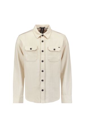 No- Excess No-Excess 27580103 overshirt button closure sweat Overshirt 017 chalk