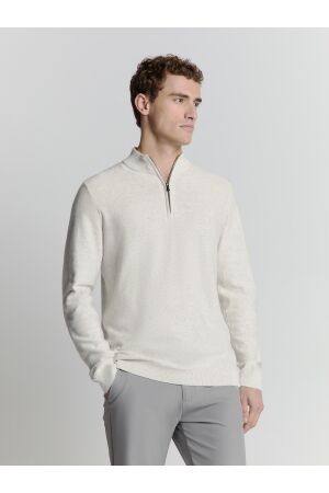 No- Excess No-Excess 27230111 pullover half zip melange Trui 013 kit
