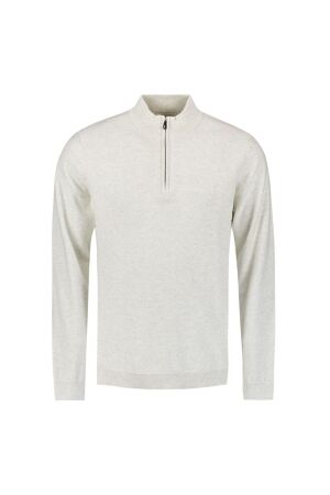 No- Excess No-Excess 27230111 pullover half zip melange Trui 013 kit