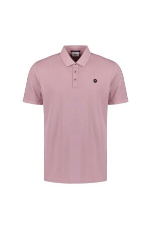 No- Excess No- Excess polo pique garment dyed Poloshirts 146 mauve