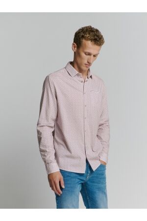 No- Excess No- Excess 27400209 shirt allover printed Overhemd 146 mauve