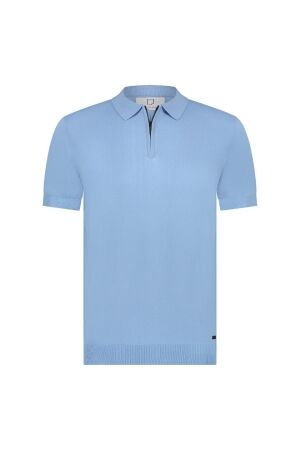 BORN WITH APPETITE BORN WITH APPETITE dan knitted polo Poloshirts 210 light blue