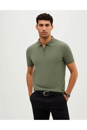 BORN WITH APPETITE BORN WITH APPETITE dan knitted polo Poloshirts 942 steel