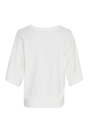 MSCH Copenhagen MSCH Copenhagen mscheslina rachelle 2 4 v pullover Trui korte mouw egret