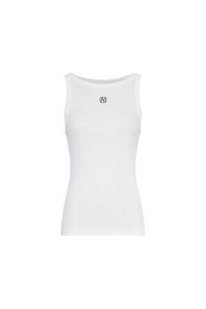 MSCH Copenhagen MSCH Copenhagen mschgubbe rasmia icon sl top 19159 Tops en Singlets b white black