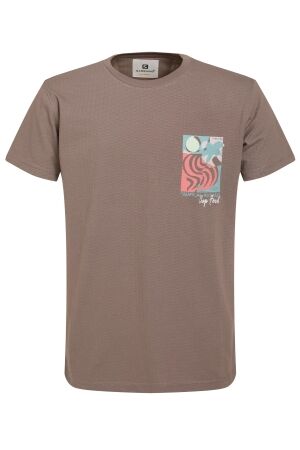 Gabbiano Gabbiano 155916 t-shirts Print T-shirts 5997 desert taupe