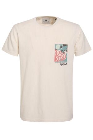 Gabbiano Gabbiano 155916 t-shirts Print T-shirts 1002 sand