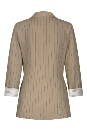 ZIP73 ZIP73 blazer drawstring pinstripe z25/106/04/260 Blazers 260 caramel
