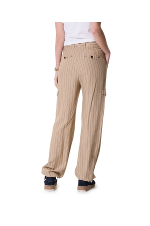 ZIP73 ZIP73 cargo wide leg pinstripe z25/202/04/260 Cargobroeken 260 caramel