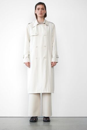 WithBlack WhitBlack wblnoise trench coat Zomerjassen rainy day