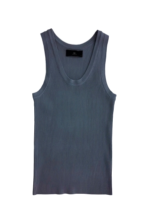 WithBlack WhitBlack wbllewis tank top Tops en Singlets mid day blue