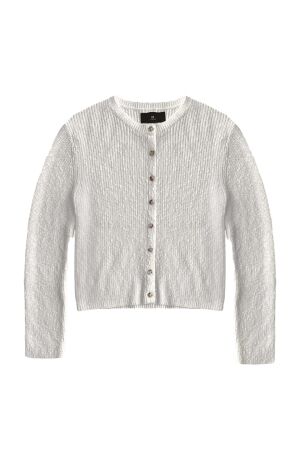WithBlack WhitBlack wblangel ls cardigan Vest cloud white