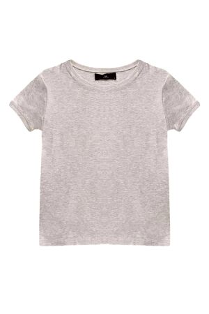 WithBlack WhitBlack wblheather ss tee T-shirt Korte mouw pumice stone melange