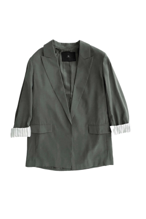 WithBlack WhitBlack wblmaya tailored blazer Blazers suns grey