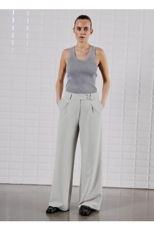 WithBlack WhitBlack wblkaren tailored pants Broek mineral gray