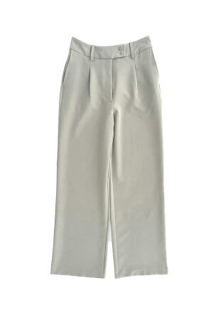 WithBlack WhitBlack wblkaren tailored pants Broek mineral gray
