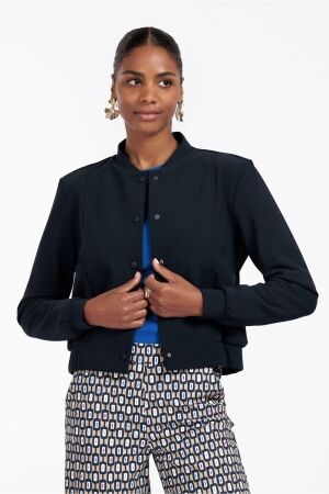 Studio Anneloes Studio Anneloes benny bnd structure jacket 12340 Jackets 6900 dark blue 6900 dark blue