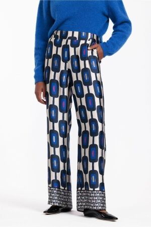 Studio Anneloes Studio Anneloes inky satin chain trouser 12350 Broek 9997 multi color
