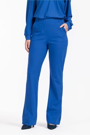 Studio Anneloes Studio Anneloes flair bonded trousers 12360 Flared 6800 royal blue